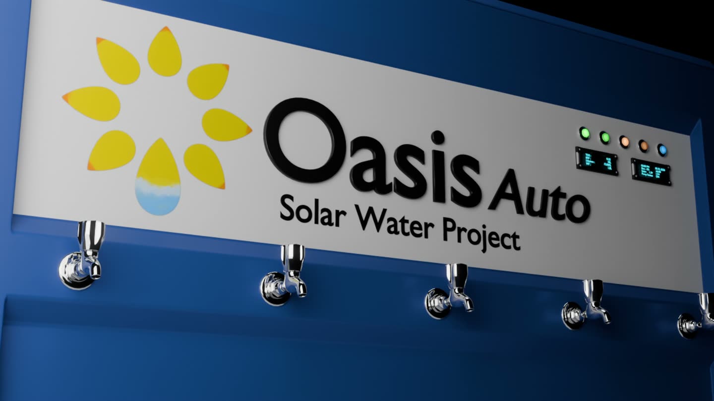 OASIS Box® solar water purification unit